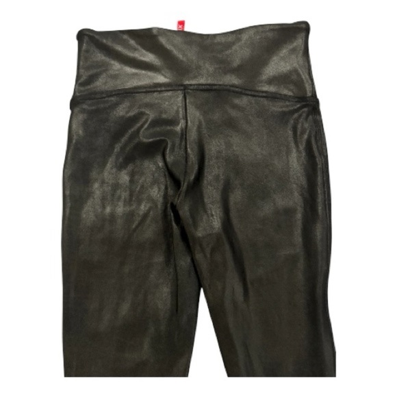 Spanx Faux Leather Leggings Black Small Like New - Picture 6 of 6